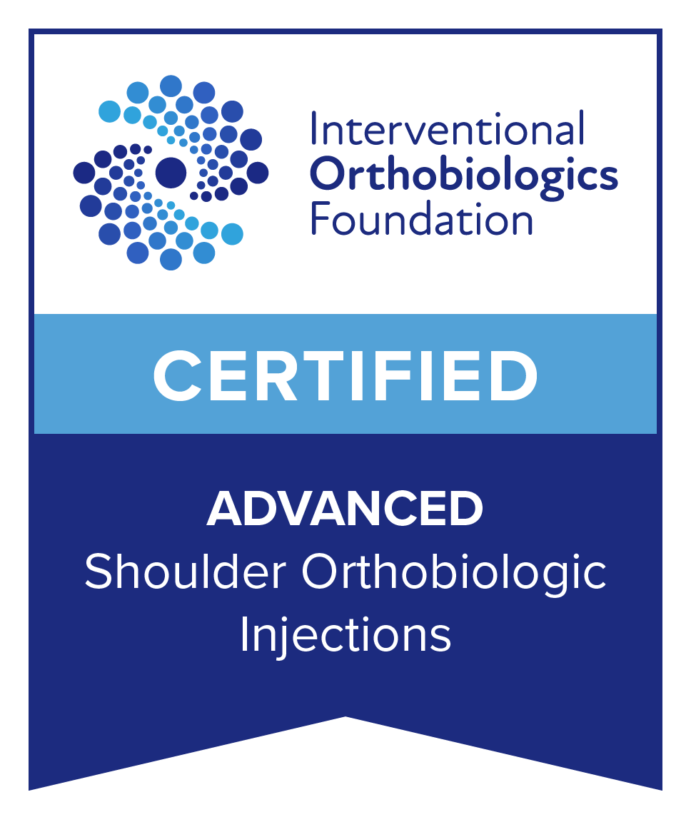 Shoulder Orthobiologic Injections